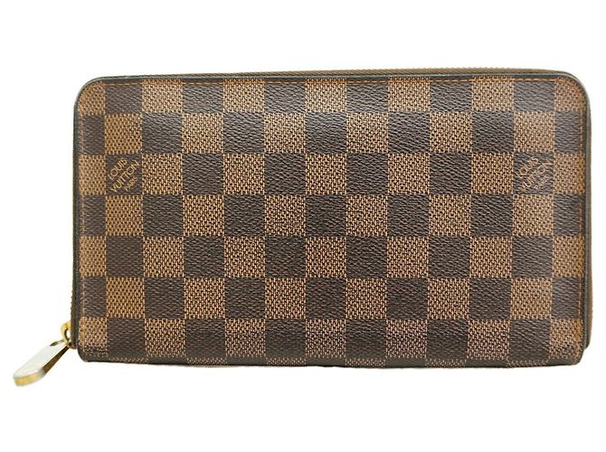 Louis Vuitton Damier Zippy Organizer Long Wallet N60003 Ebene