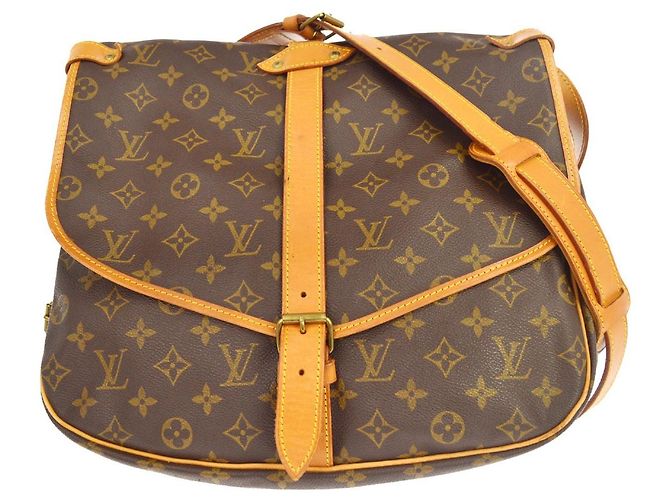 Louis Vuitton Saumur Monogram Canvas 35