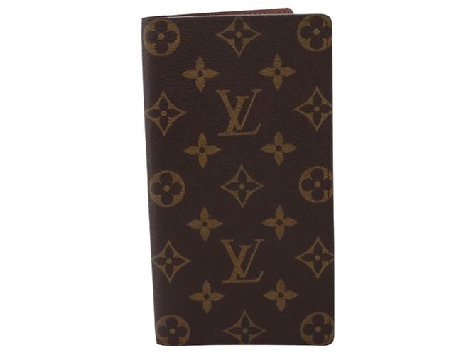 Louis Vuitton Porte Valeurs Checkbook Monogram Canvas