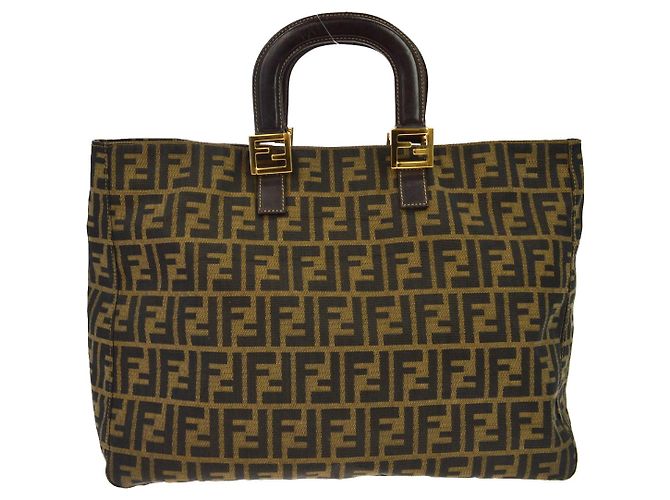 Fendi Vintage Top Handle Zucca canvas