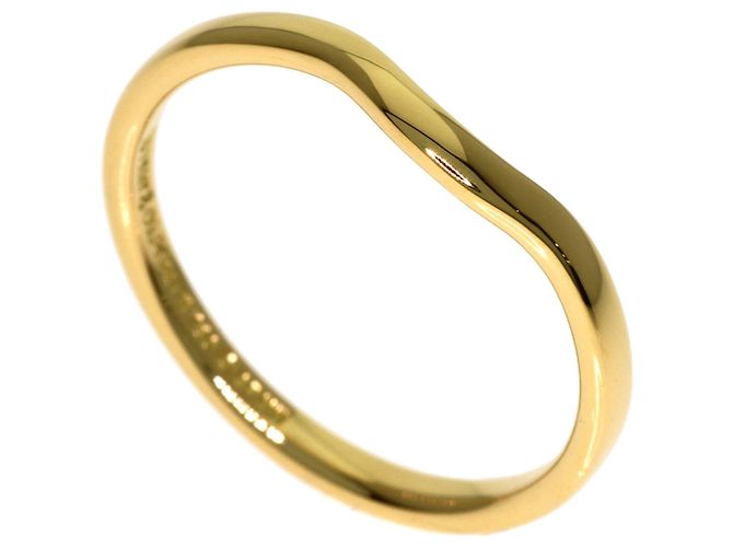 Autre Marque Anillo Banda Curva Tiffany & Co. en Oro Amarillo de 18K