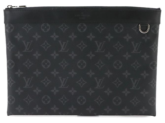 Louis Vuitton Monogram Eclipse Pochette Discovery Clutch