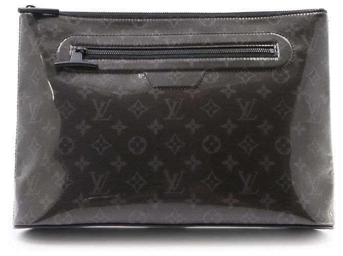 Louis Vuitton Monogram Eclipse Pochette Cosmos Clutch Handbag