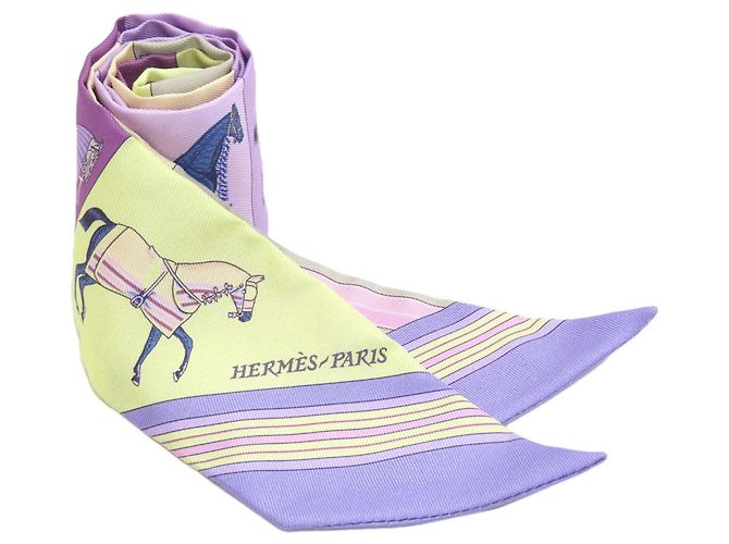 Hermès Lenço de seda Hermes Twilly