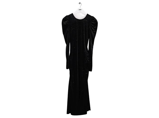 Manoush Kleid aus schwarzem Samt