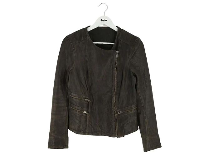 Maje Black Leather Jacket
