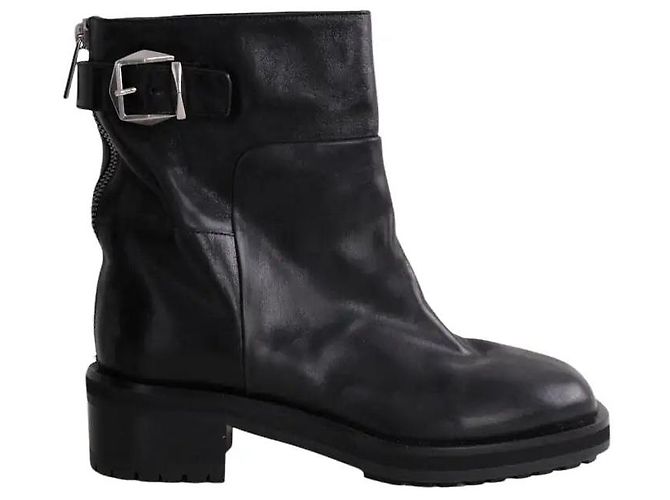 Jimmy Choo Stiefel aus Leder Schwarz
