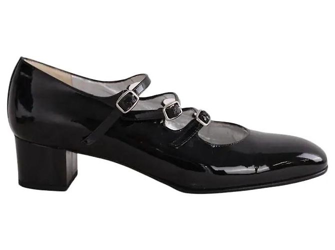 Tacchi Carel in pelle nera