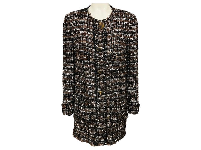 Dolce & Gabbana Brown / Black Tweed Jacket