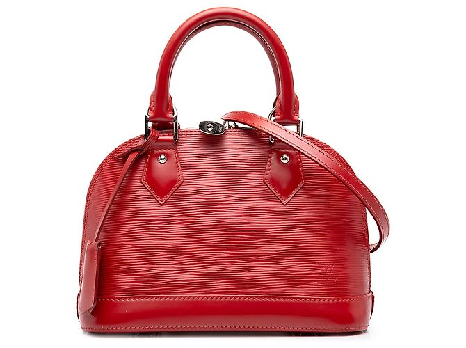 Bolsa Louis Vuitton Epi Alma BB vermelha