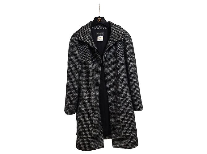 Chanel Tweed Coat Size 34