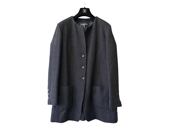 Chanel 21C Silk Jacket Black