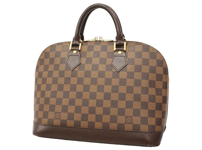 Louis Vuitton Damier Alma Handtasche N51131 Ebene