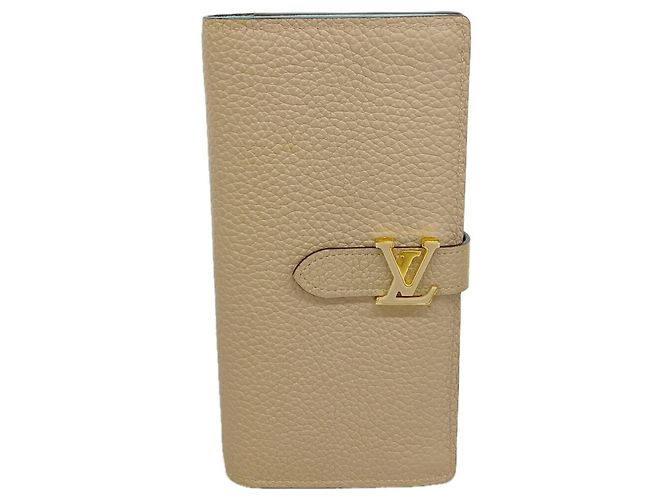 Carteira Longa Louis Vuitton em Couro Taurillon