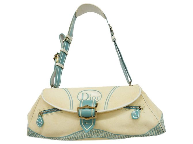 Bolsa de Ombro Christian Dior Marfim
