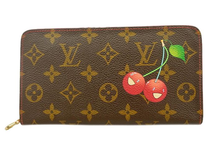 Portafoglio lungo Louis Vuitton Monogram Cherry