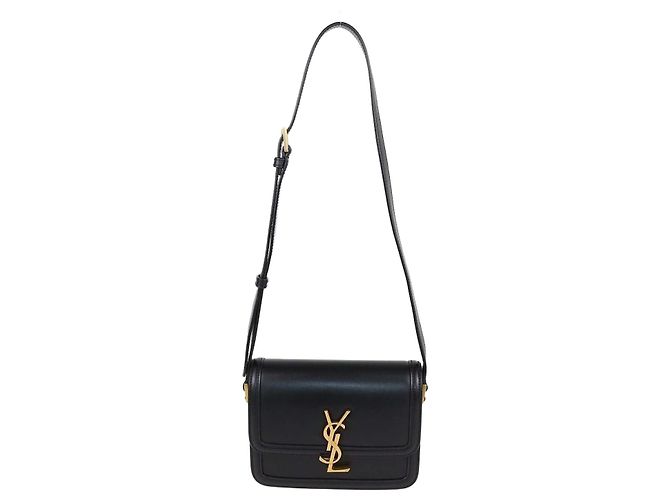 Autre Marque Borsa a tracolla Solferini in pelle nera Saint Laurent