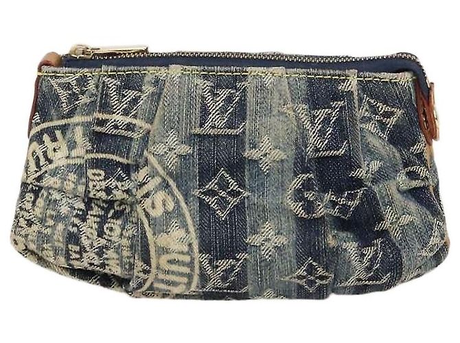 Beauty case Louis Vuitton Blue Monogram Denim Raye
