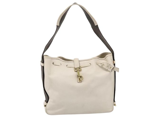 Bolsa de ombro em couro Gucci