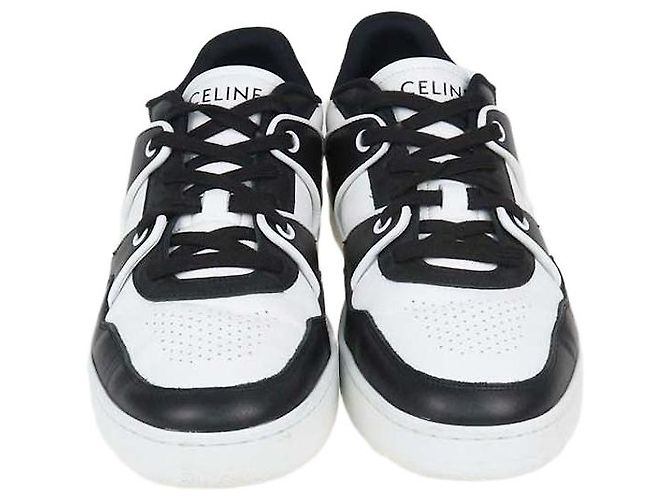 Céline Celine Black,White Leather CT-04 Low Top Sneakers
