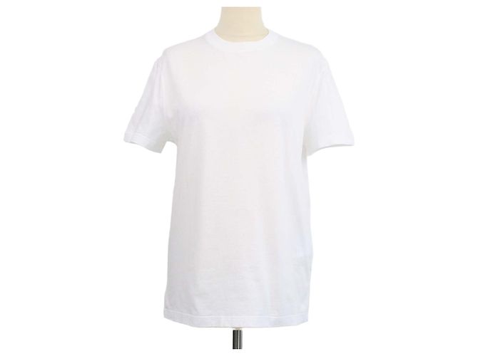 Prada White Cotton Jersey Crew Neck T-Shirt
