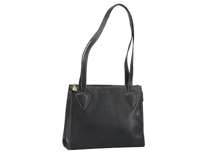 Bolsa Tote Loewe em couro preto