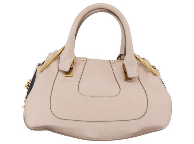 Chloé Hailey Sac à main en cuir beige