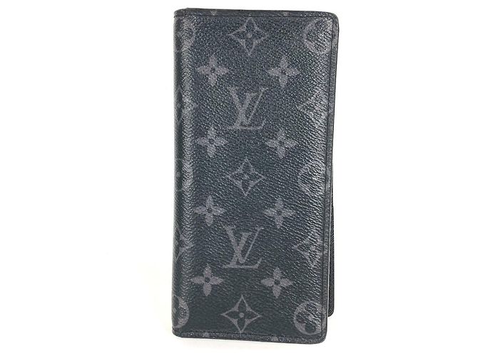 Cartera bi-fold Louis Vuitton Monogram Eclipse