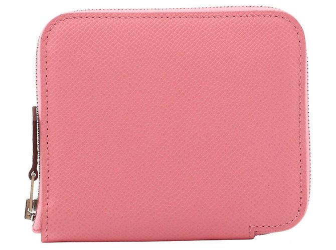 Azap Hermès Monedero Hermes de piel Epsom rosa