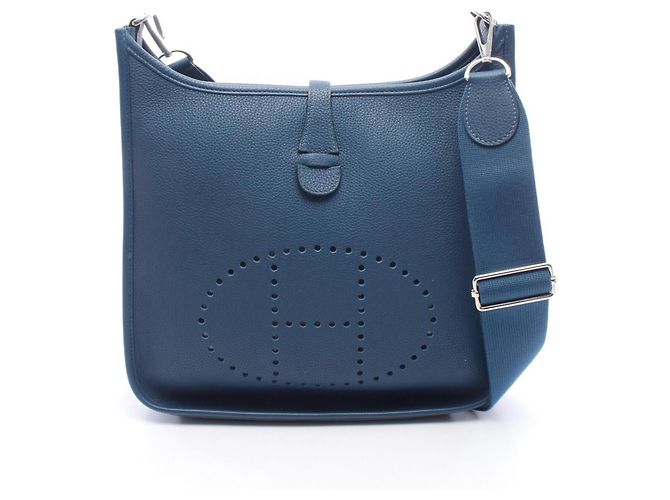 Hermès Hermes Evelyne 3 Trois PM Deep Blue Shoulder Bag