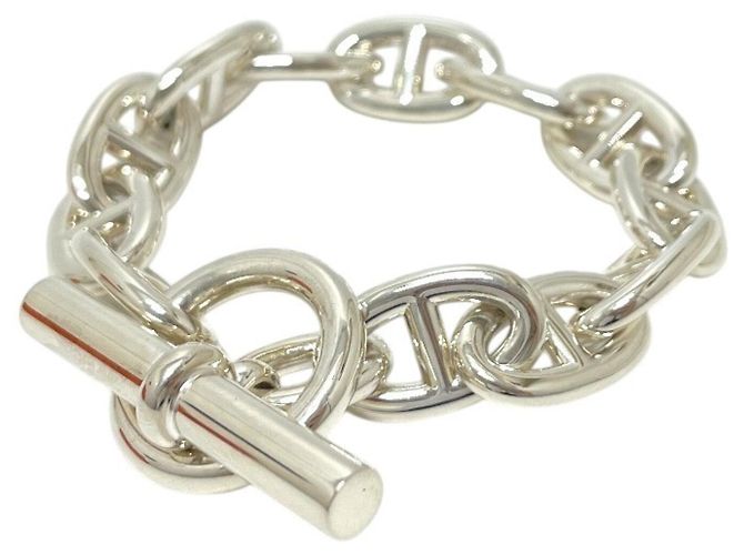 Hermès Hermes Chaine d'Ancre TGM Silver Charm Armband