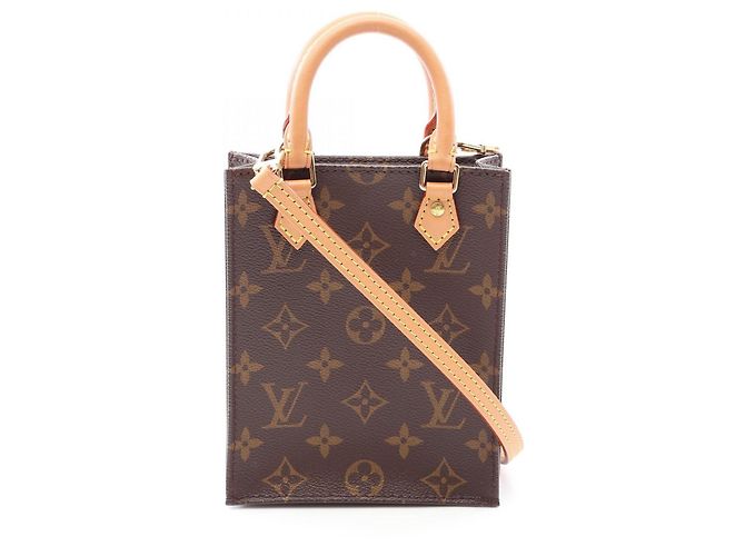 Bolsa Louis Vuitton Petite Sac Plat Monogram