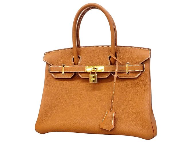 Hermès Sac à main Hermes Birkin 30 Togo Gold
