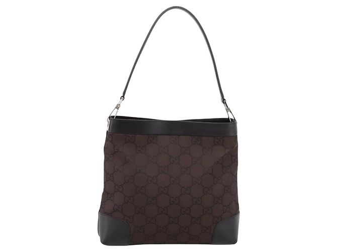 Gucci Vintage Clasp Handle Hobo (Outlet) GG Canvas Medium