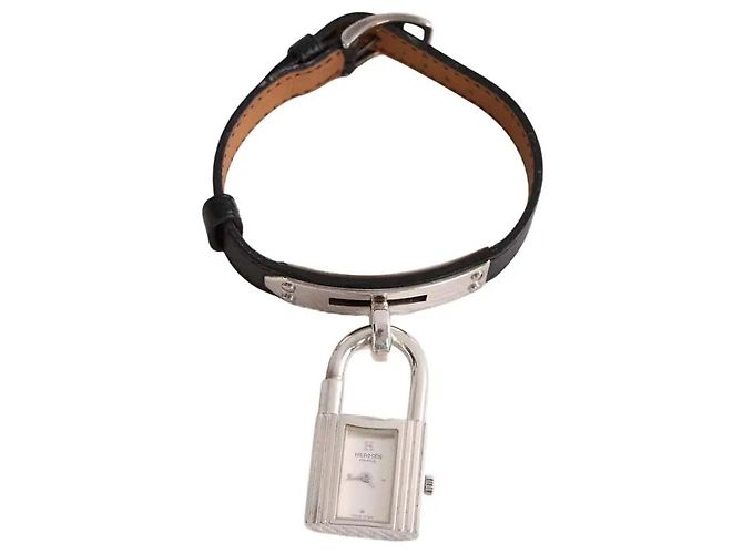 Hermès Kelly Armbanduhr schwarz