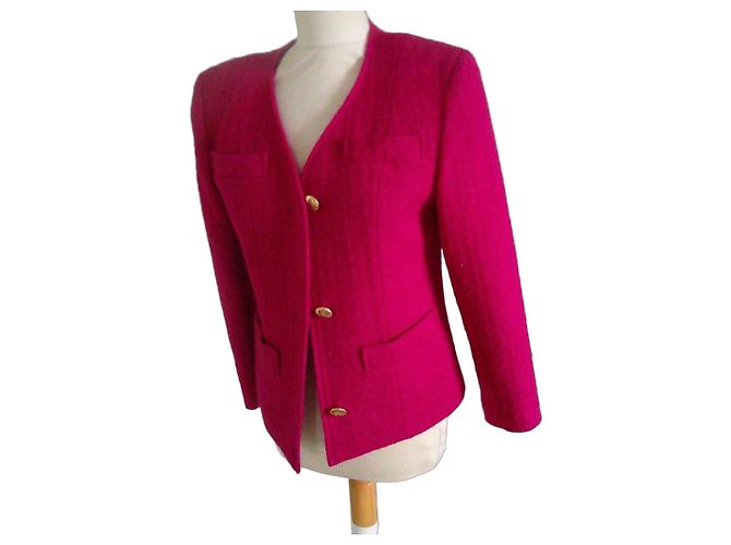 Giacca corta Weill in lana e seta rosa