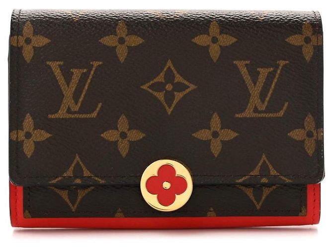 Carteira Louis Vuitton Monogram Canvas Flore