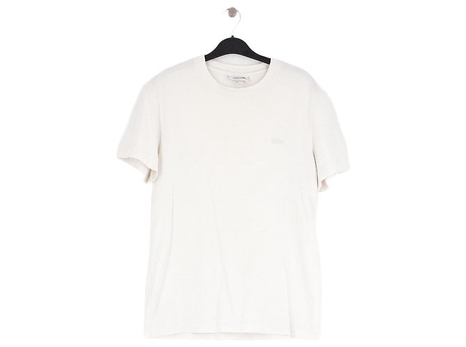 Top de algodón azul Lacoste