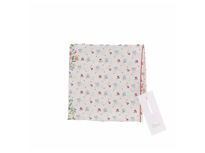 Dior Lenço creme flower & birds