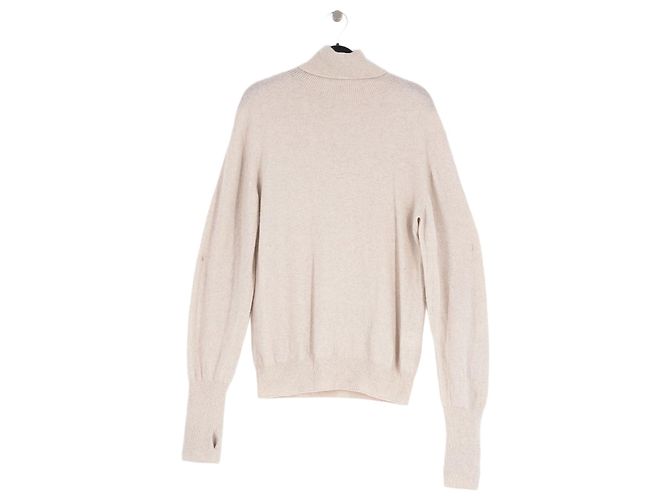 Autre Marque THE FRANKIE SHOP Beiger Woll Rollkragenpullover