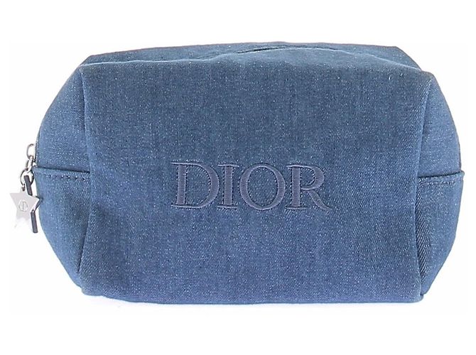 Bolso Dior efecto denim azul