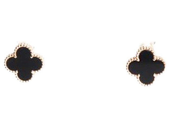Van Cleef & Arpels Orecchini Black Vintage Alhambra