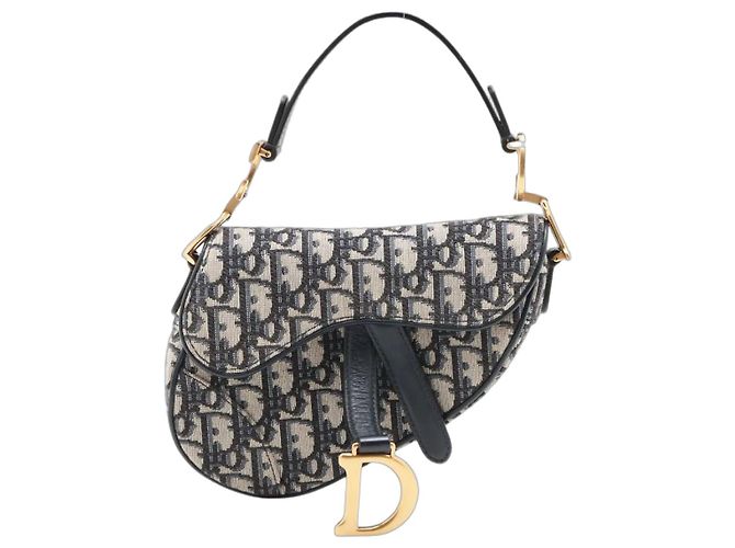 Dior Mini mala Saddle Oblique Navy 2019