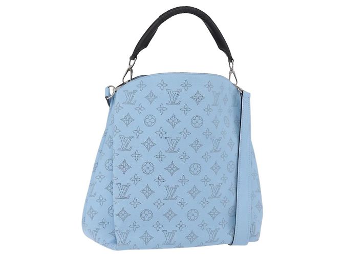 Mahina Babylone LOUIS VUITTON Bolsa Babylone PM Monogram Mahina Ice blue M50907 LV