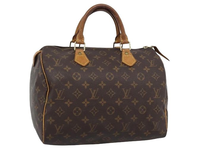 LOUIS VUITTON Monogram Speedy 30 Sac à main M41526 LV