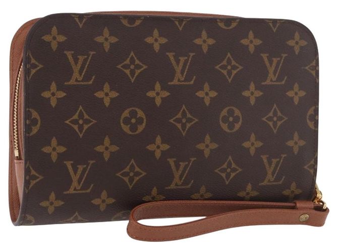 LOUIS VUITTON Monogram Orsay Clutch Bag M51790 LV