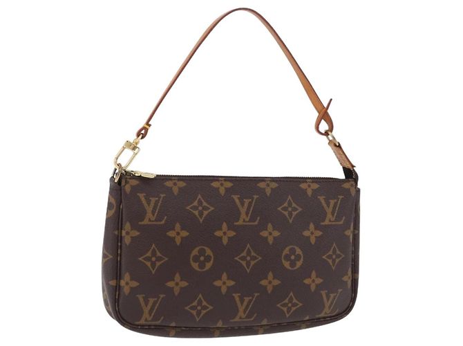 LOUIS VUITTON Monogram Pochette Accessoires Pouch M51980 LV