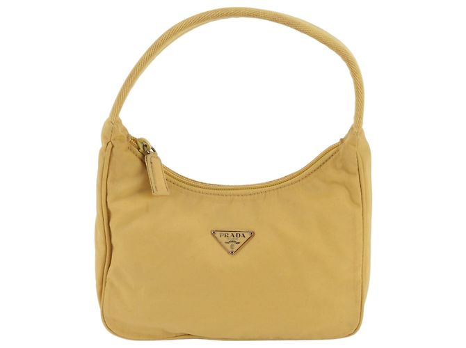 Prada Tessuto Nylon Triangle Logo Shoulder Bag