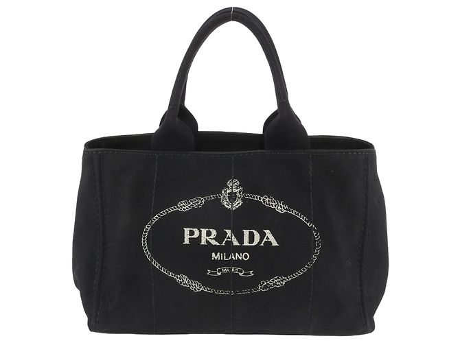 Tote Sac cabas Prada Canapa avec logo triangle
