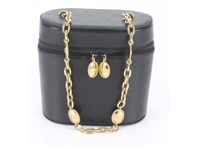 Borsa a tracolla in pelle blu navy Christian Dior